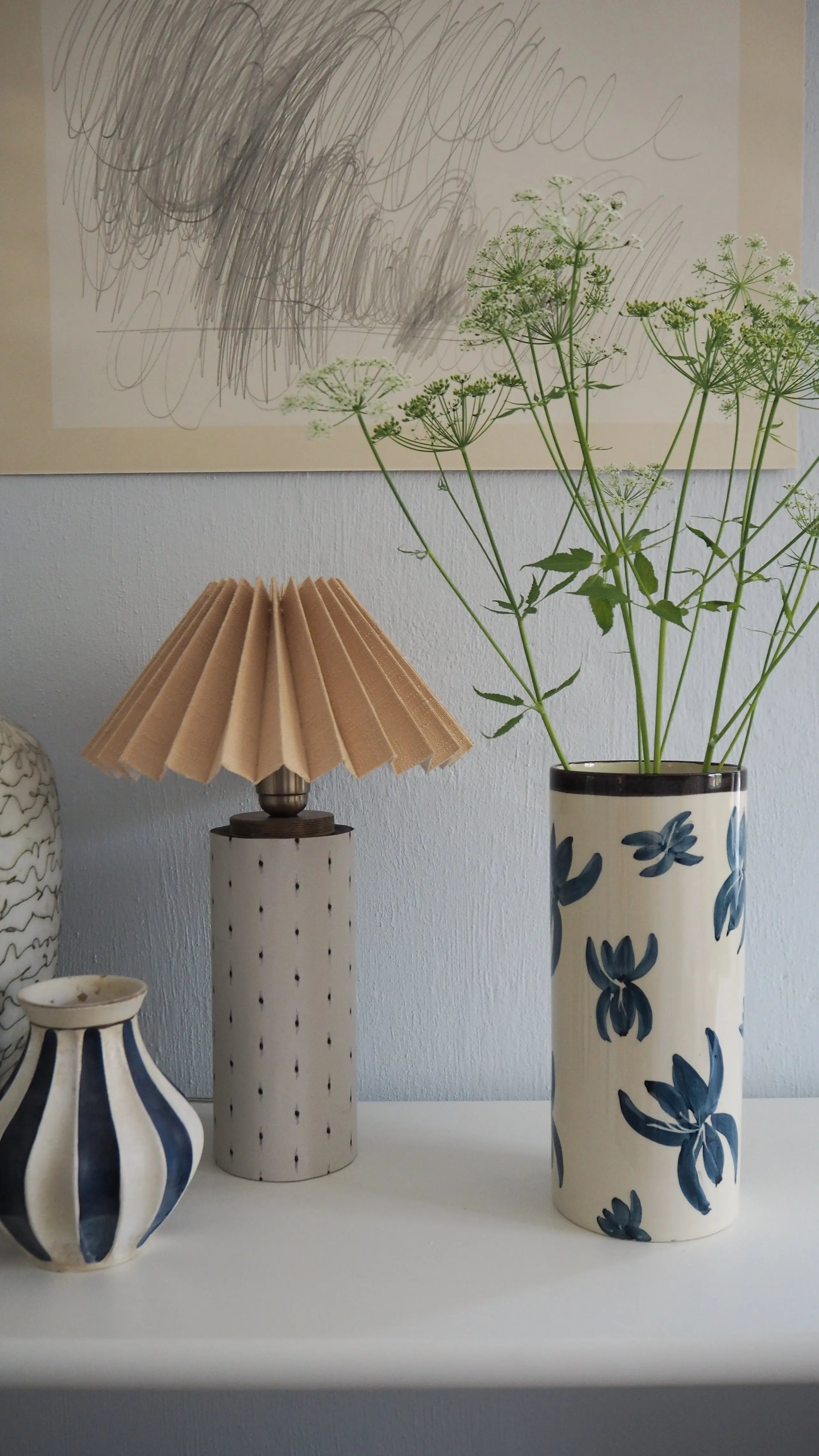HUMDAKIN Vase 10x28cm. Diverse 00 Neutral/No color